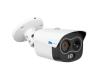Telecamera IP, TERMICA IBRIDA da esterno/interno IP66 con analisi video rilevazione incendi e misura temperatura