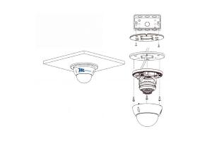 Junction Box - adattatore per scatole di derivazioni per dome