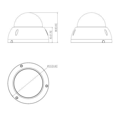 IP mini speed Dome Ai 1080p30, True Day/Night,  zoom - autofocus