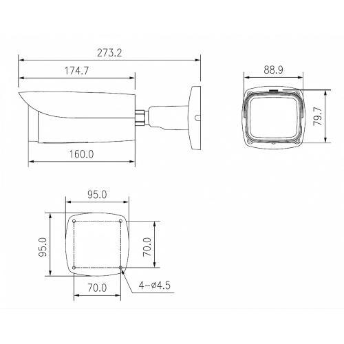 IP Bullet Starlight 1080p30, True Day/Night,  zoom - autofocus, IR LED