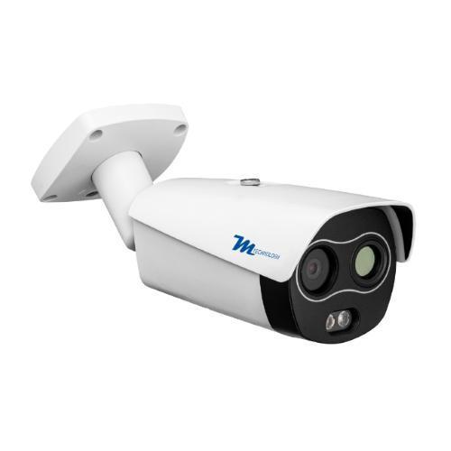 Telecamera IP, TERMICA IBRIDA da esterno/interno IP66 con analisi video rilevazione incendi e misura temperatura