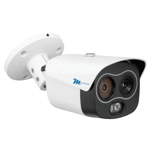 Telecamera IP, TERMICA IBRIDA da esterno/interno IP66 con analisi video rilevazione incendi e misura temperatura