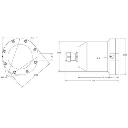 Telecamera IP Ultra HD underwater rugged camera per applicazioni subacquee e ambienti marini MT-PSCX2800HDIP