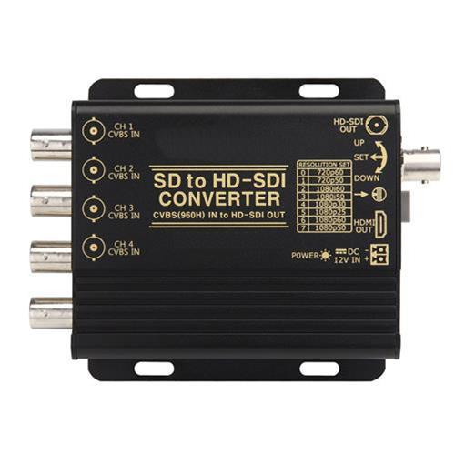 Convertitore da PAL a SDI, fino a 4 canali