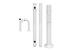 Palo per videosorveglianza 3,5 m in acciaio zincato IP65