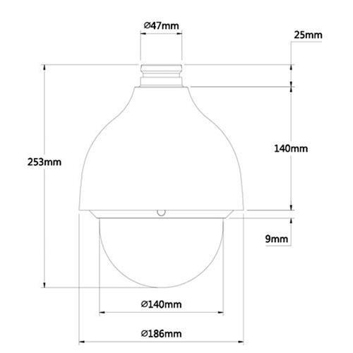 Speed Dome IP 2 MEGA PIXEL MTECHNOLOGY Day/Night 30X da esterno